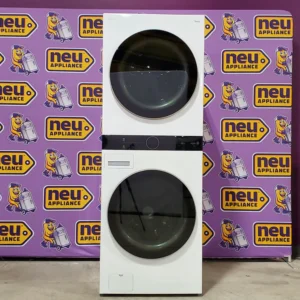 LG Front Load Wash Tower with Center Control 4.5 Cu. Ft. Washer and 7.4 Cu. Ft. Dryer 3SD753 - WKE100HWA - Scratch & Dent (Minor) - Image 1