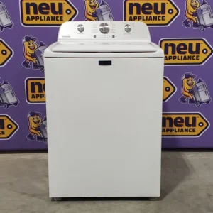 Maytag 4.5 cu. ft. Capacity Top Load Washer with Power™ Agitator and Deep Fill MVW4505MW - Certified Refurbished and Maytag 7.0 cu. ft. Capacity Top Load Electric Wrinkle Prevent Dryer 16057 - MED4500MW - Scratch & Dent (Minor) - Image 8