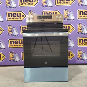 GE ENERGY STAR® 30" Free-Standing Electric Convection Range with No Preheat Air Fry and EasyWash™ Oven Tray GRF600AVSS - New in Box - Image 1