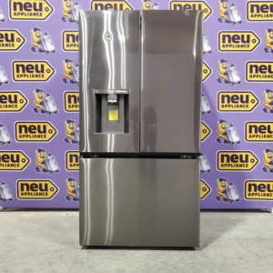 LG 26 cu. ft. Smart Counter-Depth MAX French Door Refrigerator with 4 types of ice in PrintProof Black Stainless Steel - 3SD700 - LRYXC2606S- Scratch & Dent (Minor - Image 1