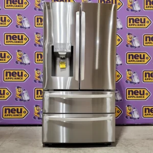 LG 27.8-cu ft 4-Door French Door Refrigerator with Dual Ice Maker in Fingerprint Resistant Steel 5SD197 - LRMXS2806S - Open Box - Image 1