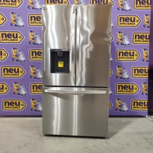 LG 26 cu ft ENERGY STAR Counter-Depth Smart French Door Refrigerator in Fingerprint Resistant Stainless Steel with Dual Ice Maker 3SD683 - LRFXC2606S - Scratch & Dent (Moderate) - Image 1