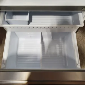 Hisense 26.6 cu. ft. French Door Refrigerator in Fingerprint Resistant Stainless Steel 5SD196 - HRF266N6CSE1 - Scratch & Dent (Minor) - Image 4