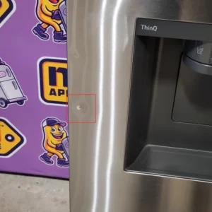 LG 26 cu. ft. Smart InstaView® Counter-Depth MAX™ French Door Refrigerator 17SD118 - LRFOC2606S - Scratch & Dent (Minor) - Image 2