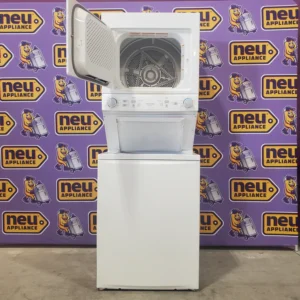 Frigidaire Electric Long Vent Stacked Laundry Center - 3.9 Cu. Ft Washer and 5.5 Cu. Ft. Dryer 4SD480 - FLCE7523AW - Scratch & Dent (Minor) - Image 9