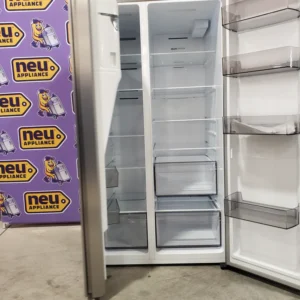 Hisense 29.1 cu. ft. Standard Depth Side by Side Refrigerator Stainless Steel 3SD718 - HRS290P5FSE - Open Box - Image 6