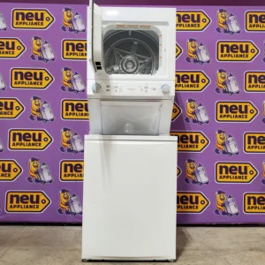 Frigidaire Electric Long Vent Stacked Laundry Center - 3.9 Cu. Ft Washer and 5.5 Cu. Ft. Dryer 4SD482 - FLCE7523AW - Scratch & Dent (Minor) - Image 8