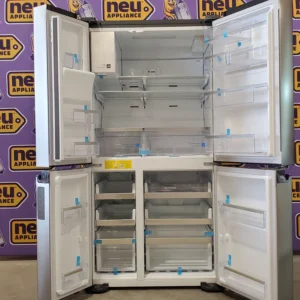 Frigidaire Gallery 22 Cu. Ft. Counter-Depth 4-Door Energy Star Certified Refrigerator in Smudge-Proof Stainless Steel GRQC2255BF - Scratch & Dent (Minor) - Image 10