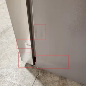 Frigidaire 27.8 cu. ft. 3 Door French Door Refrigerator with Exterior Water and Ice Dispenser 3SD436 - FRFS2823AS - Scratch & Dent (Minor) - Image 2