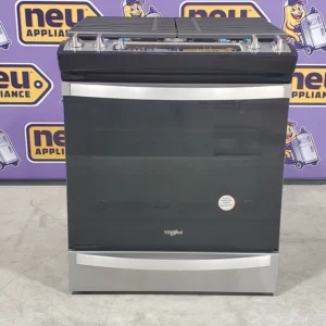 Fingerprint Resistant Stainless Steel Whirlpool 5.8 cu. ft. 5 Burner Gas Slide In Range with Air Fry WEG745H0LZ - Scratch & Dent - Minor - Image 1