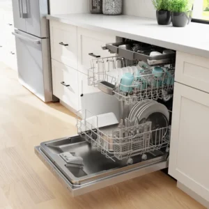 Bosch Stainless Steel 500 Series 24 inch Wide Fully Integrated Built In Smart Dishwasher with 16 Place Setting Capacity and 3rd Rack SHP65CM5N - New In Box - Image 9