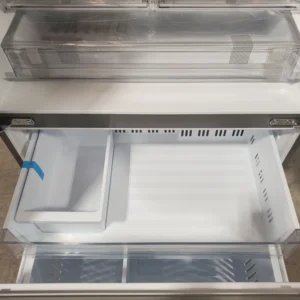 LG 26 cu ft ENERGY STAR Counter-Depth Smart French Door Refrigerator in Fingerprint Resistant Stainless Steel with Dual Ice Maker 3SD683 - LRFXC2606S - Scratch & Dent (Moderate) - Image 8