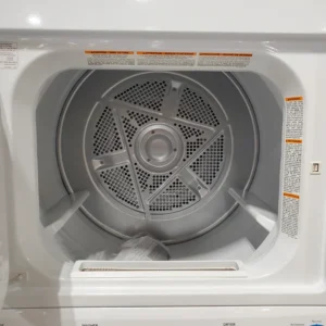 Frigidaire Electric Long Vent Stacked Laundry Center - 3.9 Cu. Ft Washer and 5.5 Cu. Ft. Dryer 4SD482 - FLCE7523AW - Scratch & Dent (Minor) - Image 6