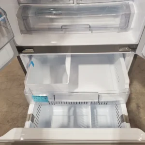 LG 22 cu. ft. 30" Wide French Door Refrigerator with Water Dispenser in Stainless Steel 3SD921 - LFDS22520S - Open Box - Image 4