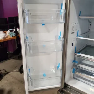 Hisense 26.6 cu. ft. French Door Refrigerator in Fingerprint Resistant Stainless Steel 5SD196 - HRF266N6CSE1 - Scratch & Dent (Minor) - Image 5