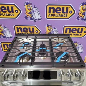 LG 6.9 cu. ft. Smart Gas Double Oven Slide-in Range with InstaView®, ProBake® Convection, Air Fry, and Air Sous Vide 3SD906 - LTGL6937F - Open Box - Image 4