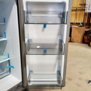 Hisense PureFlat 25.6-cu ft 4-Door Smart French Door ENERGY STAR Refrigerator in Stainless Steel with Ice Maker, Water and Ice Dispenser 3SD740 - HRM260N6TSE - Open Box - Image 5