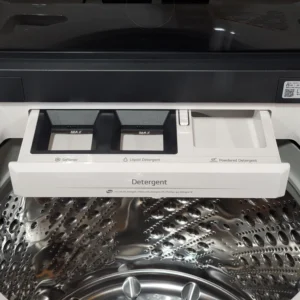 LG 5.5 cu. ft. Mega Capacity Top Load Washer with Impeller in Alpine White WT8400CW - Open Box and LG Energy Star Certified 7.3 cu. ft. Ultra Large Capacity Rear Control Electric Dryer with LG EasyLoad™ Door and AI Sensing 16069 - DLE8400WE - New in Box - Image 6