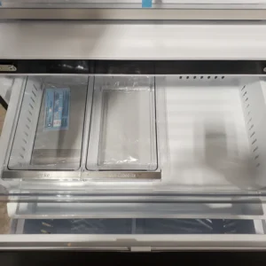 LG 26 cu. ft. Smart Counter-Depth MAX French Door Refrigerator with 4 types of ice in PrintProof Black Stainless Steel - 3SD700 - LRYXC2606S- Scratch & Dent (Minor - Image 7