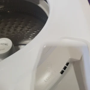 Maytag White Smart Top Load 5.3 Cu. Ft. Washer with Extra Power and Built- In Faucet MVW7230HW - Certified Refurbished and Maytag White Smart Electric 7.4 Cu. Ft. Dryer with Extra Power MED7230HW - New in Box - Image 6