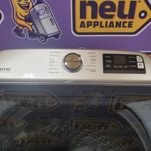 Maytag White Smart Top Load 5.3 Cu. Ft. Washer with Extra Power and Built- In Faucet MVW7230HW - Certified Refurbished and Maytag White Smart Electric 7.4 Cu. Ft. Dryer with Extra Power MED7230HW - New in Box - Image 5