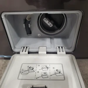 LG Single Unit Front Load WashTower™ with Center Control® 5.0 cu.ft. Washer and 7.4 cu.ft. Electric Dryer in Black Steel 5SD274 - WKEX300HBA - Scratch & Dent (Minor) - Image 4