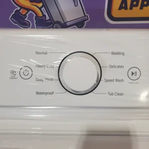 LG White Top Load 4.5 Cu. Ft. Washer with NeveRust Drum and TurboDrum Technology WT7000CW - New in Box and LG 7.3 cu. ft. Ultra Large High Efficiency Electric Dryer in White 16067 - DLE7000W - Scratch & Dent (Minor) - Image 3