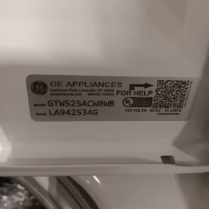 GE 4.3 cu. ft. Capacity Washer with Stainless Steel Basket with Deep Clean GTW525ACWWB - New in Box - Image 3