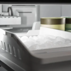 GE 33" Wide Stainless Steel ENERGY STAR 24.7 Cu. Ft. French-Door Refrigerator with Ice Maker and Water Dispenser GNE25JYKFS - New in Box - Image 3