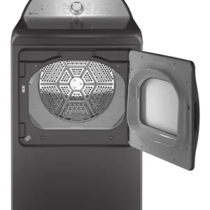 GE Profile ENERGY STAR 7.4 cu. ft. Electric Dryer with 120 ft. Venting in Diamond Gray PTD60EBPRDG - New in Box - Image 8