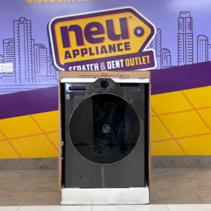 LG Black Steel 5.0 Cu. Ft. All in One WashCombo with Inverter HeatPump Technology WM6998HBA - New in Box - Image 1