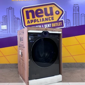 LG Black Steel 5.0 Cu. Ft. All in One WashCombo with Inverter HeatPump Technology WM6998HBA - New in Box - Image 4