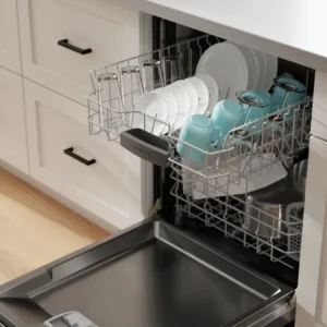 Bosch 100 Series 24 in. Stainless Steel Front Control Smart 48 dBA Built-In Stainless Steel Tub Dishwasher - New - Image 3