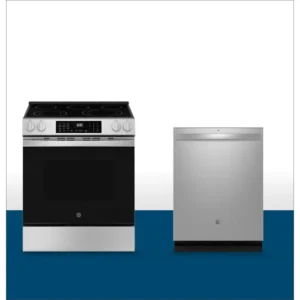 GE 30" Free-Standing Gas Convection Range with EasyWash™ Oven Tray and No Preheat Air Fry GGF600AVSS - New in Box - Image 9