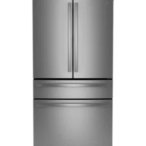GE Profile™ ENERGY STAR® 29 Cu. Ft. Smart Fingerprint Resistant 4-Door French-Door Refrigerator with Door In Door PGD29BYTFS - New in Box - Image 1