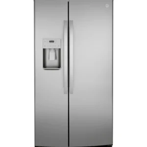 GE 25.1 Cu. Ft. Fingerprint Resistant Side-By-Side Refrigerator GSS25IYN - New in Box - Image 2