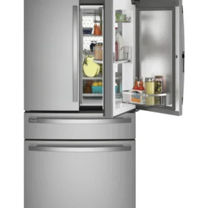 GE Profile™ ENERGY STAR® 29 Cu. Ft. Smart Fingerprint Resistant 4-Door French-Door Refrigerator with Door In Door PGD29BYTFS - New in Box - Image 5